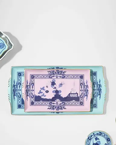 GINORI 1735 Oriente Italiano Iris Large Service Tray | Thumbnail 2 GINORI 1735 Oriente Italiano Iris Large Service Tray | Thumbnail 2