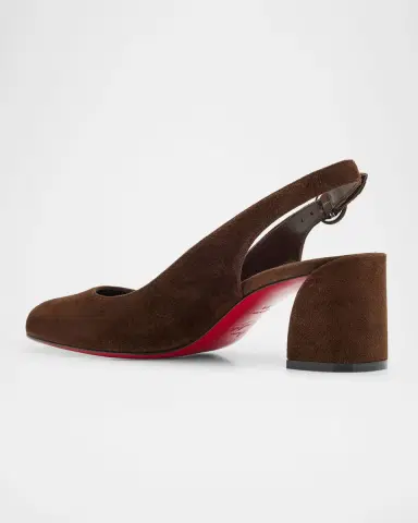 Christian Louboutin 55mm So Jane Suede Slingback Pumps | Thumbnail 4