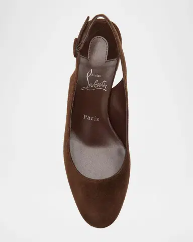 Christian Louboutin 55mm So Jane Suede Slingback Pumps | Thumbnail 6
