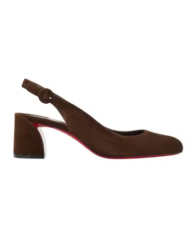 Christian Louboutin 55mm So Jane Suede Slingback Pumps | Thumbnail 1
