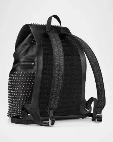 Christian Louboutin Men's Funky Spikes Leather Backpack | Thumbnail 2