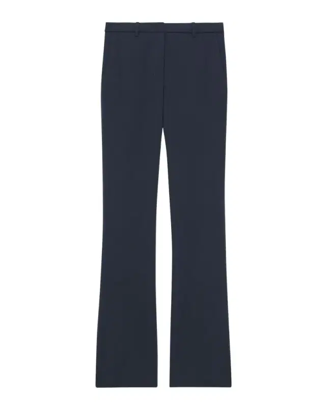 Theory Traceable Wool Slim Straight-Leg Trousers