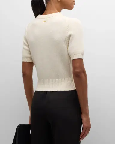 Toccin Elsie Short-Sleeve Sweater | Thumbnail 3 Toccin Elsie Short-Sleeve Sweater | Thumbnail 3