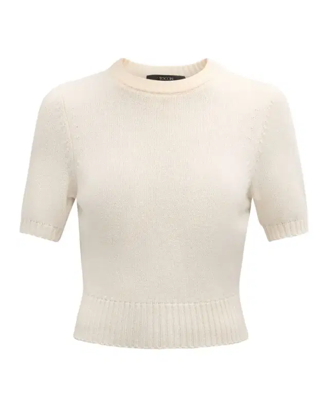 Elsie Short-Sleeve Sweater