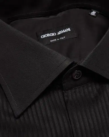 Giorgio Armani Men's Formal Bib Dress Shirt | Thumbnail 2 Giorgio Armani Men's Formal Bib Dress Shirt | Thumbnail 2