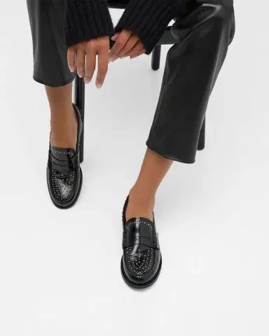 Church's Pembrey Studded Leather Penny Loafers | Thumbnail 2