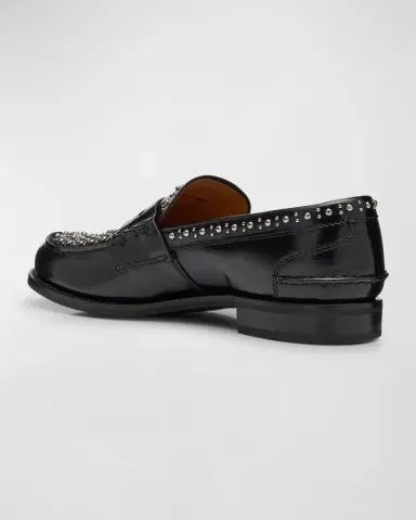 Church's Pembrey Studded Leather Penny Loafers | Thumbnail 4