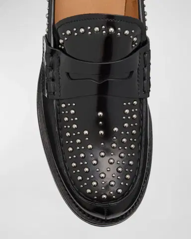 Church's Pembrey Studded Leather Penny Loafers | Thumbnail 6
