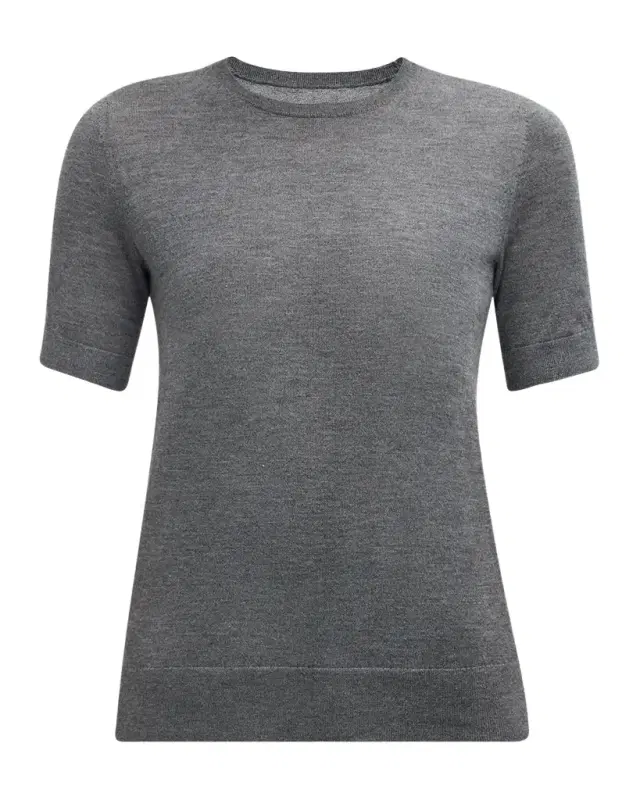 Superfine Cashmere Crop Sweater