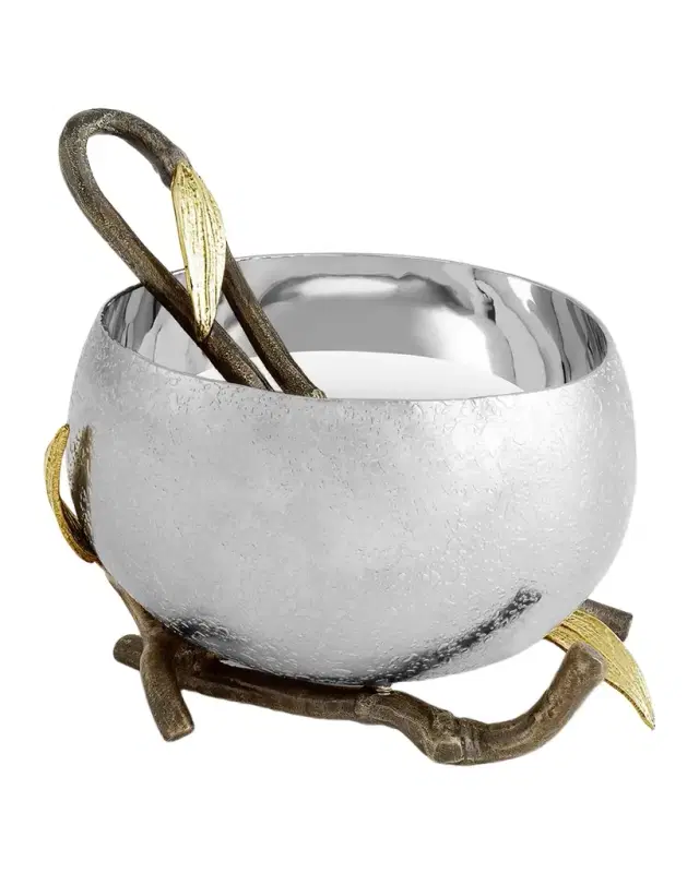 Michael Aram Zen Garden Nut Bowl with Spoon