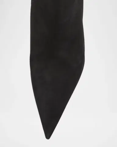 Christian Louboutin 100mm Belle Suede Ankle Booties | Thumbnail 4