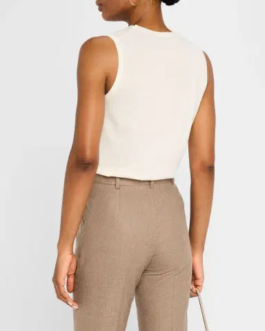 Theory Regal Merino Wool Crewneck Shell Top | Thumbnail 3
