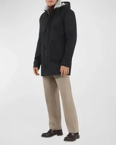 Gorski Men 's Merino Shearling Lamb Parka | Thumbnail 3 Gorski Men 's Merino Shearling Lamb Parka | Thumbnail 3