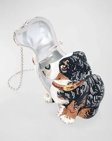 Judith Leiber Couture Puppy Juno Crystal Minaudiere | Thumbnail 2 Judith Leiber Couture Puppy Juno Crystal Minaudiere | Thumbnail 2
