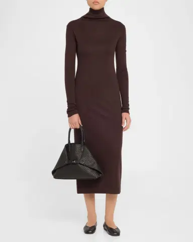 Akris Ai Small Plaid Braided Top-Handle Bag | Thumbnail 5