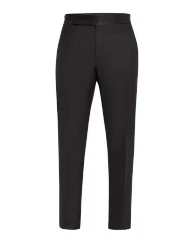 Giorgio Armani Men's Solid Formal Tuxedo Pants | Thumbnail 1 Giorgio Armani Men's Solid Formal Tuxedo Pants | Thumbnail 1