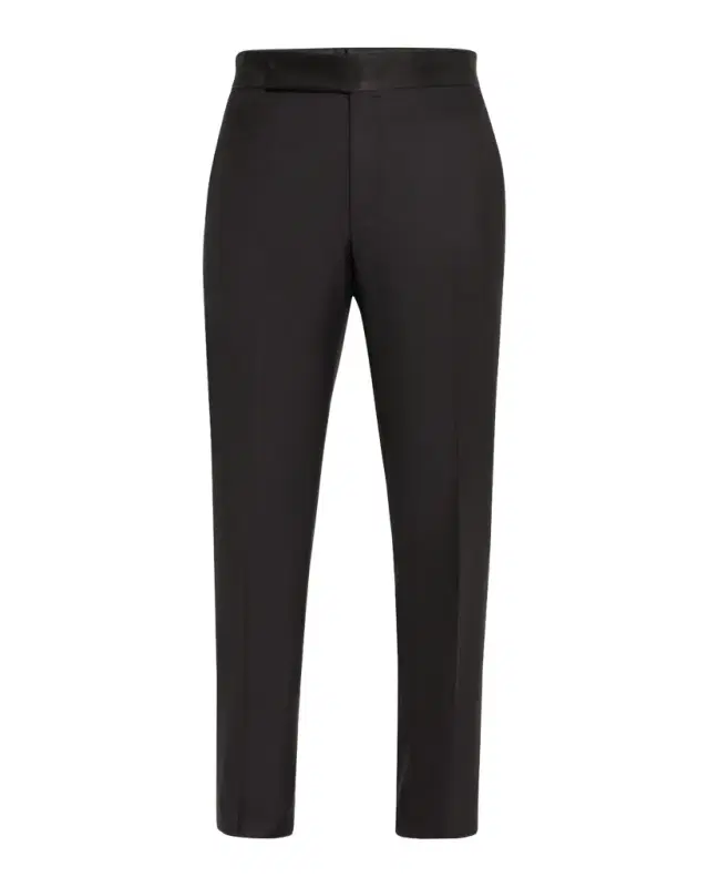 Men 's Solid Formal Tuxedo Pants