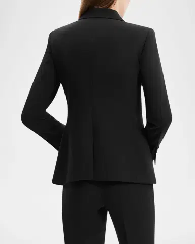 Theory Traceable Wool Slim Single-Breasted Blazer | Thumbnail 3 Theory Traceable Wool Slim Single-Breasted Blazer | Thumbnail 3