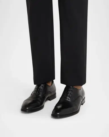 Ferragamo Men's Boston Brogue Leather Cap-Toe Oxfords | Thumbnail 2 Ferragamo Men's Boston Brogue Leather Cap-Toe Oxfords | Thumbnail 2