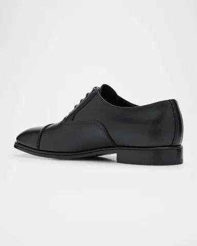 Ferragamo Men's Boston Brogue Leather Cap-Toe Oxfords | Thumbnail 4 Ferragamo Men's Boston Brogue Leather Cap-Toe Oxfords | Thumbnail 4