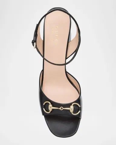 Gucci Lady Horsebit Leather Sandals | Thumbnail 4 Gucci Lady Horsebit Leather Sandals | Thumbnail 4