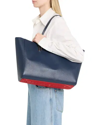 Christian Louboutin Cabata Soft Large Tote Bag in Grained Leather | Thumbnail 1