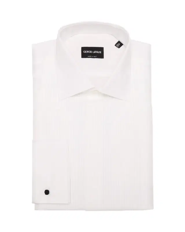 Giorgio Armani Men 's Formal Bib Dress Shirt