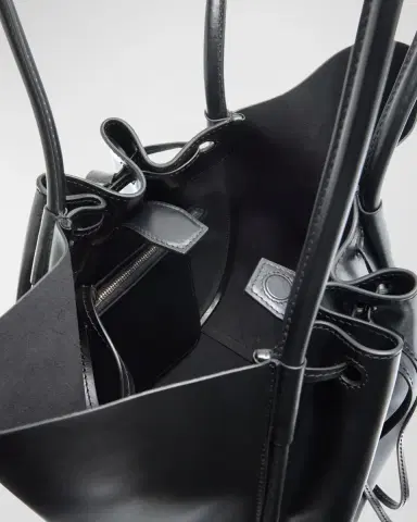 Proenza Schouler Large Ruched Calf Leather Tote Bag | Thumbnail 3 Proenza Schouler Large Ruched Calf Leather Tote Bag | Thumbnail 3