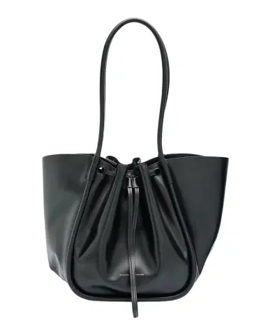 Proenza Schouler Large Ruched Calf Leather Tote Bag | Thumbnail 1 Proenza Schouler Large Ruched Calf Leather Tote Bag | Thumbnail 1