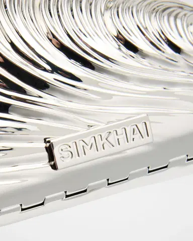 Simkhai Bridget Metal Oyster Shell Clutch Bag | Thumbnail 5 Simkhai Bridget Metal Oyster Shell Clutch Bag | Thumbnail 5