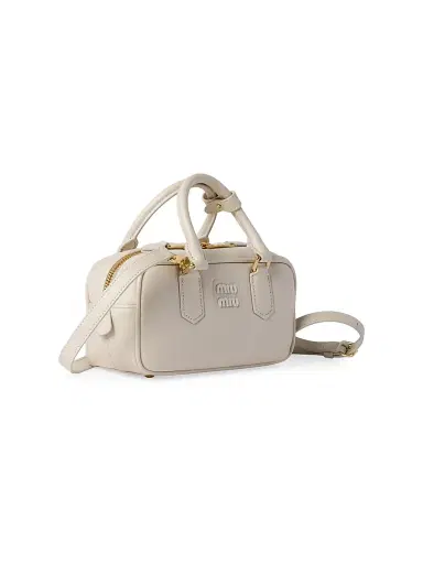 Miu Miu Women's Arcadie Leather Top Handle Bag | Thumbnail 2 Miu Miu Women's Arcadie Leather Top Handle Bag | Thumbnail 2