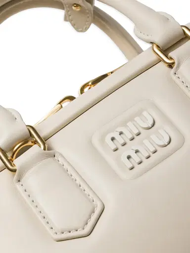 Miu Miu Women's Arcadie Leather Top Handle Bag | Thumbnail 5 Miu Miu Women's Arcadie Leather Top Handle Bag | Thumbnail 5