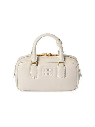 Miu Miu Women's Arcadie Leather Top Handle Bag | Thumbnail 1 Miu Miu Women's Arcadie Leather Top Handle Bag | Thumbnail 1