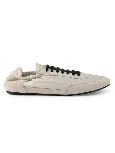 Prada Men's Collapse Re-nylon And Suede Elasticized Sneakers | Thumbnail 1 Prada Men's Collapse Re-nylon And Suede Elasticized Sneakers | Thumbnail 1