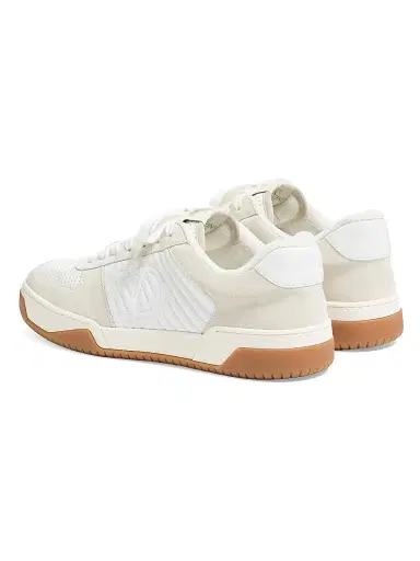 Valentino Garavani Men's Sparry Sneakers in Split Leather and Nappa - White Beige - Size 6 | Thumbnail 3