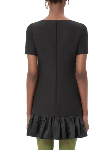 Valentino Garavani Women's Crepe Couture Short Dress - Black - Size 4 | Thumbnail 4 Valentino Garavani Women's Crepe Couture Short Dress - Black - Size 4 | Thumbnail 4
