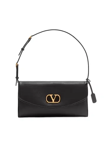 Valentino Garavani Women's DeVain Nappa Shoulder Bag - Black | Thumbnail 1