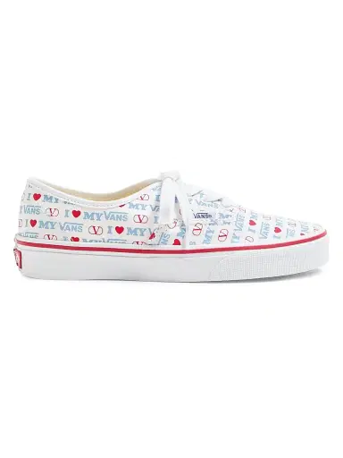 Valentino Garavani and Vans Women's Low-Top Sneakers - White Rouge Pur | Thumbnail 1 Valentino Garavani and Vans Women's Low-Top Sneakers - White Rouge Pur | Thumbnail 1