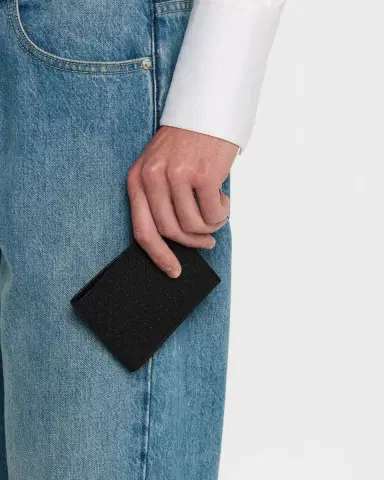 Ferragamo Men's Embossed Monogram Leather Bifold Wallet | Thumbnail 2 Ferragamo Men's Embossed Monogram Leather Bifold Wallet | Thumbnail 2