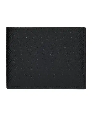 Ferragamo Men's Embossed Monogram Leather Bifold Wallet | Thumbnail 1 Ferragamo Men's Embossed Monogram Leather Bifold Wallet | Thumbnail 1
