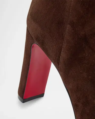Christian Louboutin 85mm Loo Suede Knee Boots | Thumbnail 3