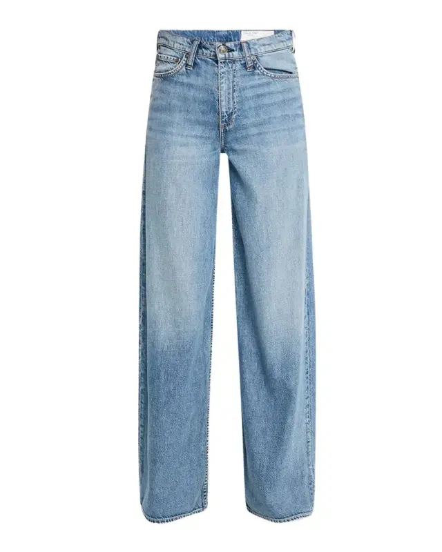 rag & bone Featherweight Sofie High-Rise Wide Jeans