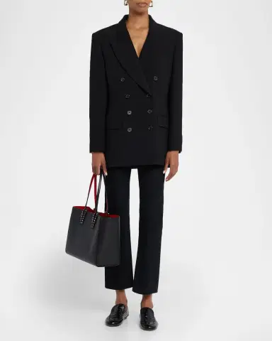 Christian Louboutin Cabata Soft Small Tote Bag in Grained Leather | Thumbnail 4 Christian Louboutin Cabata Soft Small Tote Bag in Grained Leather | Thumbnail 4