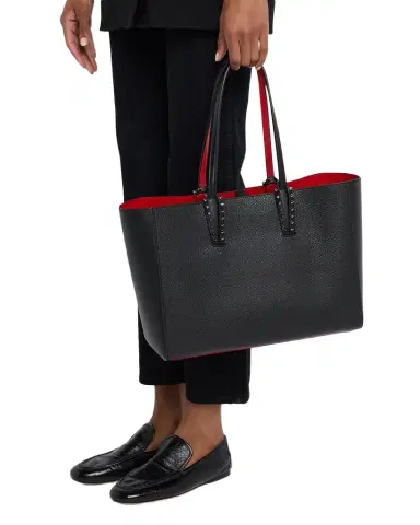 Christian Louboutin Cabata Soft Small Tote Bag in Grained Leather | Thumbnail 1 Christian Louboutin Cabata Soft Small Tote Bag in Grained Leather | Thumbnail 1