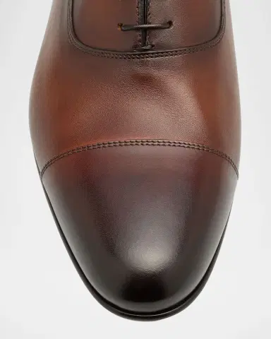 Santoni Men's Darian Leather Oxfords | Thumbnail 5