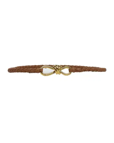 Bottega Veneta Intrecciato Braided Nappa Leather Belt | Thumbnail 1