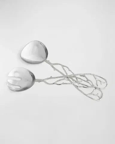 Michael Aram Pomegranate Silver & Gold 2-Piece Serving Set | Thumbnail 3