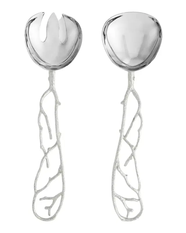 Michael Aram Pomegranate Silver & Gold 2-Piece Serving Set