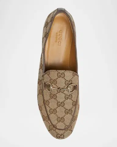 Gucci GG Canvas Flat Loafers | Thumbnail 5