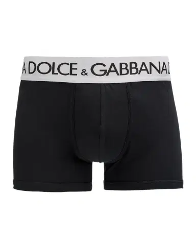 Dolce & Gabbana Men's Cotton Waistband-Logo Boxer Briefs | Thumbnail 1